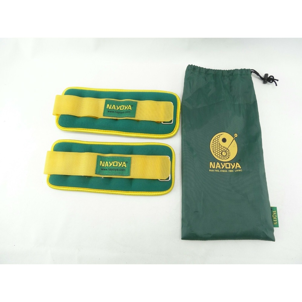 Nayoya Adjustable Wrist Weights Set with Carry Pouch 1.5lbs each